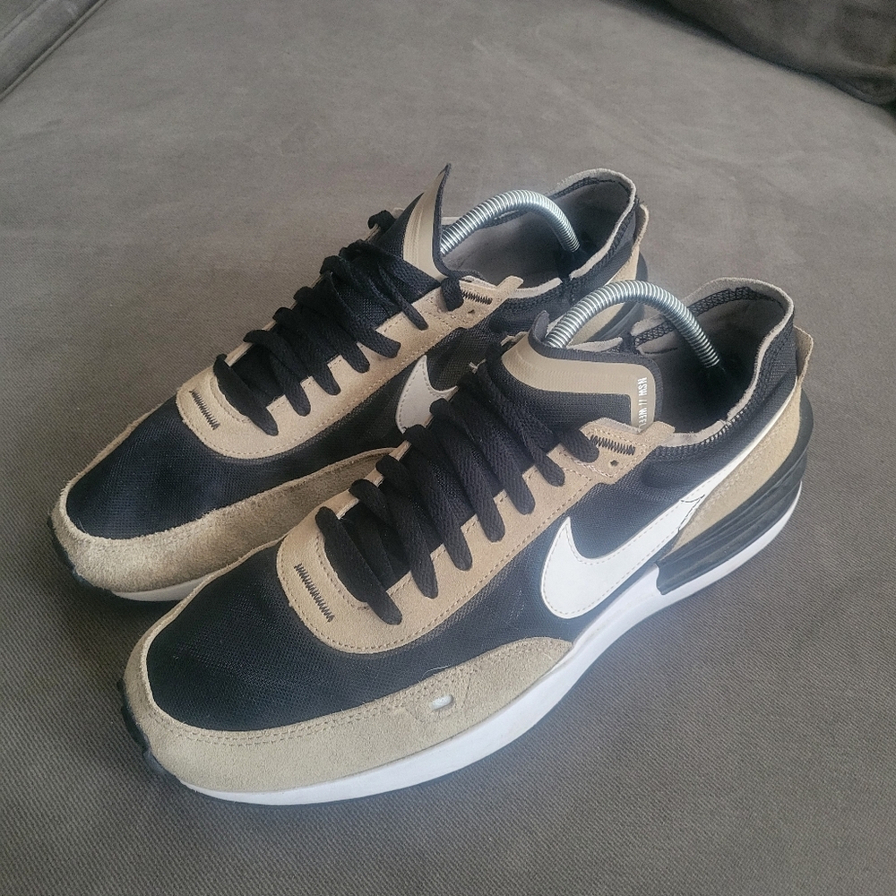 Nike Waffle One Men’s 12 DA7995-002 Black/White-Khaki-Black, NSW   WFFL 1